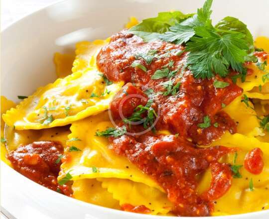 Ravioli with Spinach and Ricotta cheese